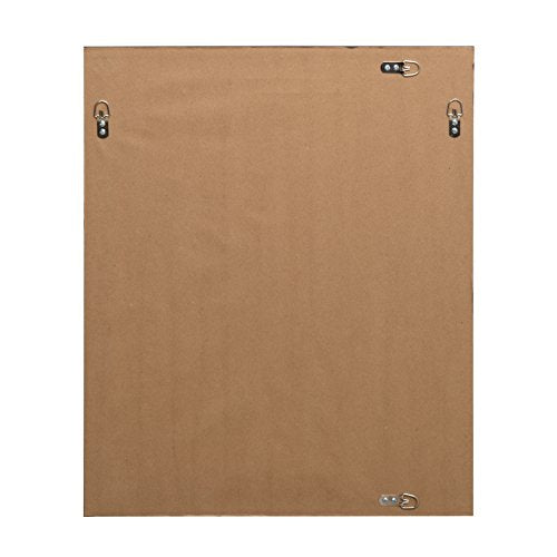 Rustic Brown Framed Rectangle Wall Mirror C13492
