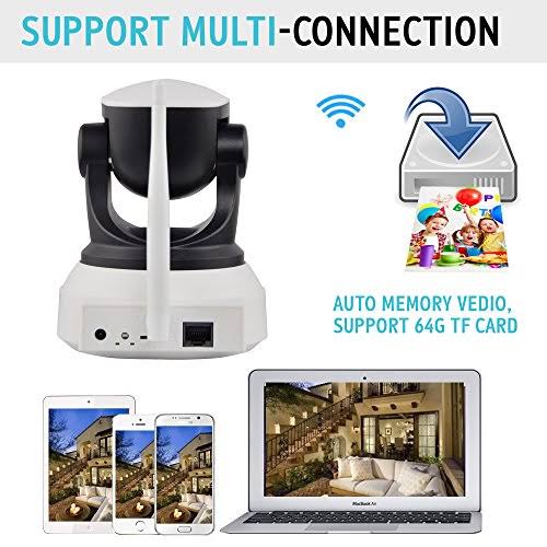 720p WiFi Security Camera with Pan/Tilt and 2-Way Audio R274