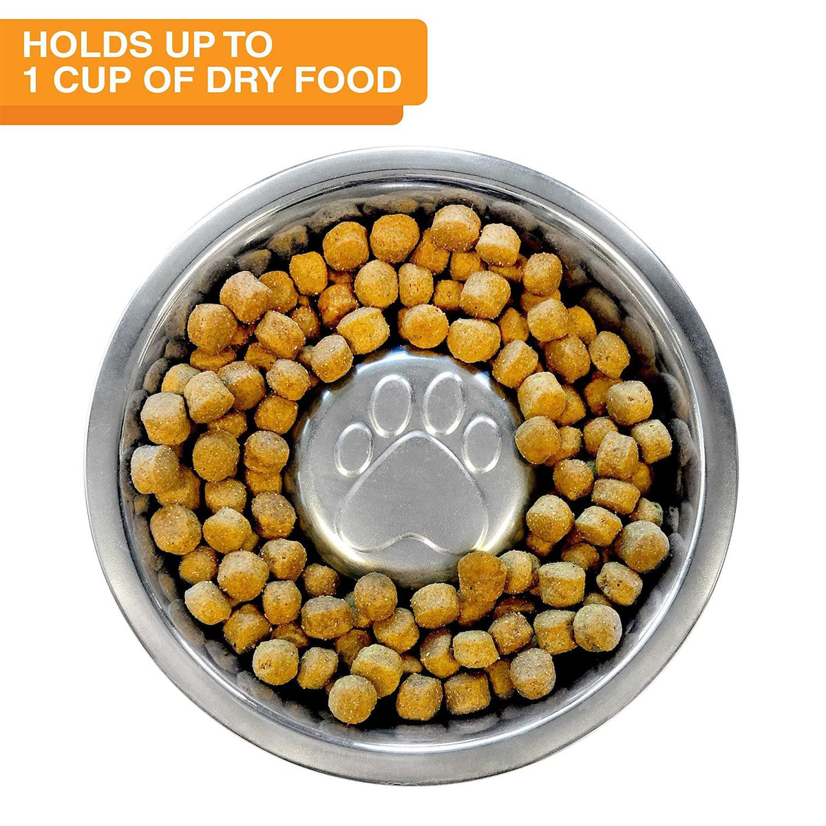 Slow Feed Stainless Steel Bowl T692