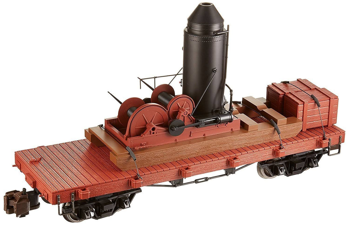 Log Skidder with Crates on 20ft Log Car T68060