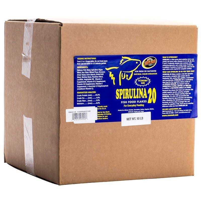 Spirulina 20 Fish Food Flakes K27037