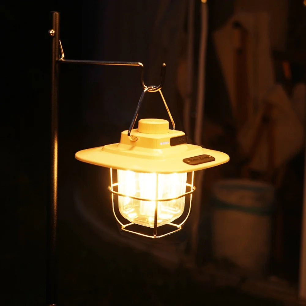 Vintage Camping Lantern Type C Rechargeable A86017