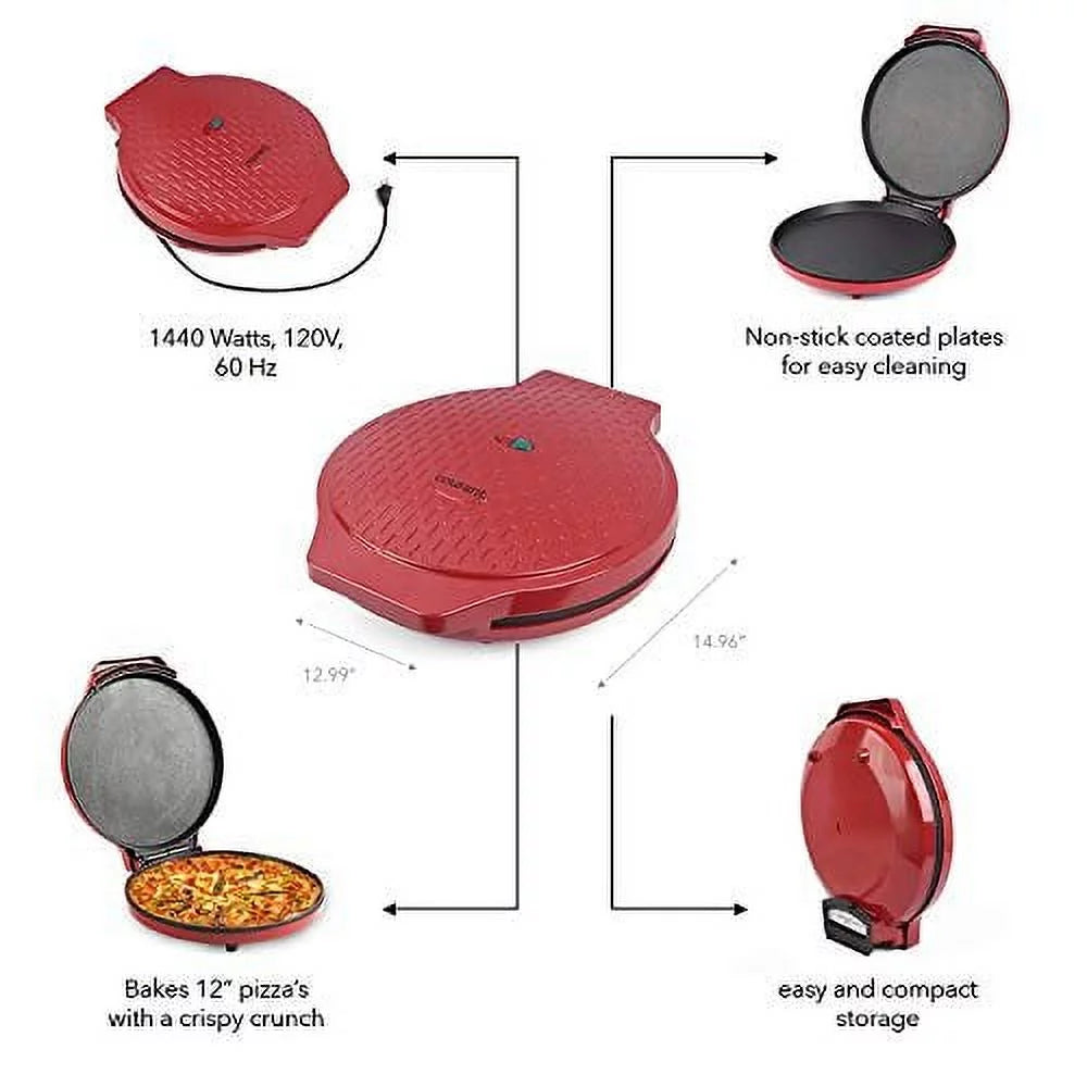 12in Red Pizza Maker D8903