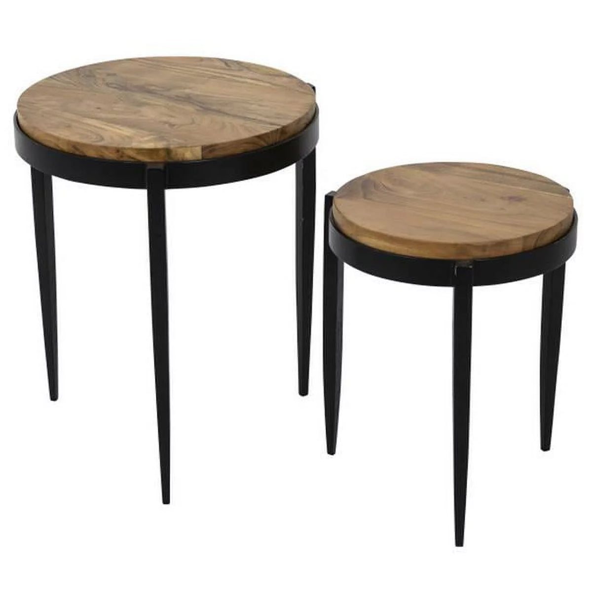 Black Nesting Tables Y653