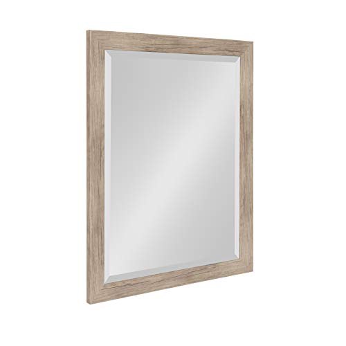 Rustic Brown Framed Rectangle Wall Mirror C13492
