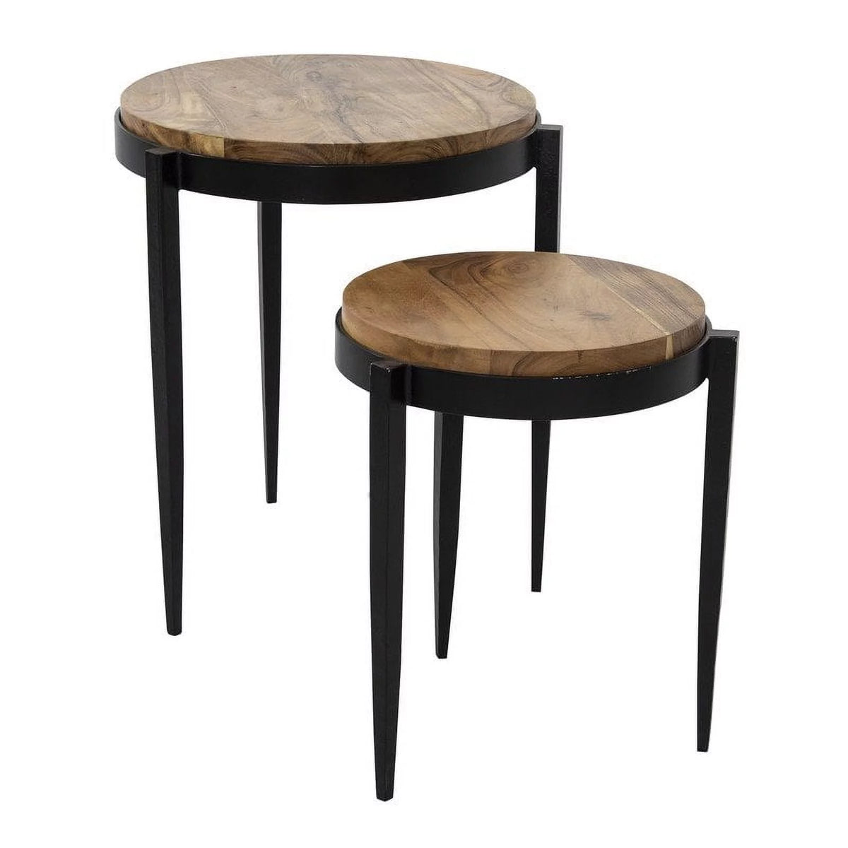 Black Nesting Tables Y653