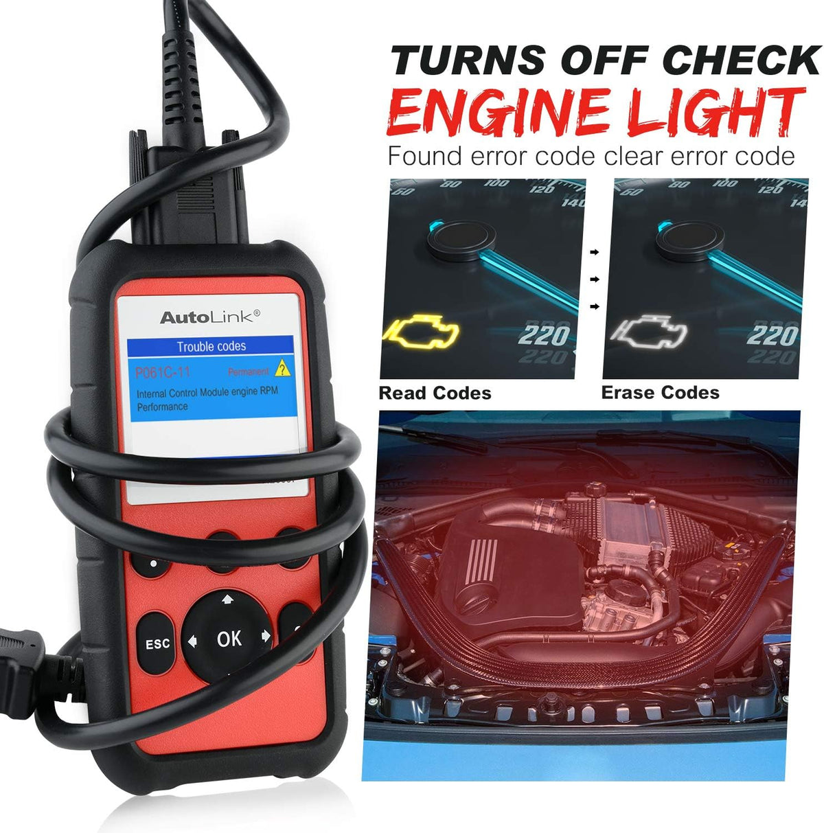 OBD2 Scanner Diagnostic Scan Tool G7629