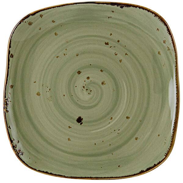 Green Square Plate V32274
