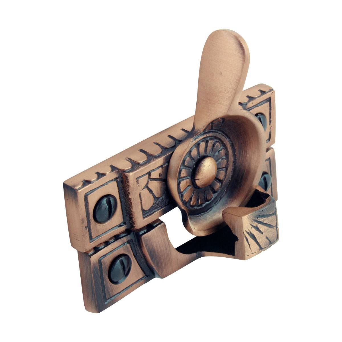 8 Ornate Solid Brass Window Sash Lock Q666339