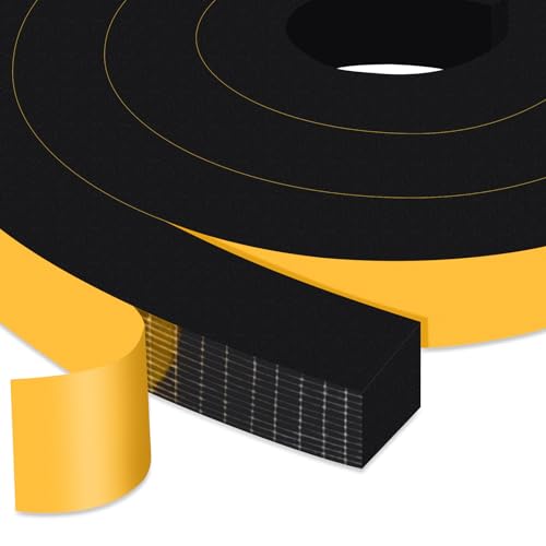 Weather Stripping Door Seal Strip, Strong Adhesive, Lightproof, Noise-Reduction, Weatherproof Foam Tape Insulation G788