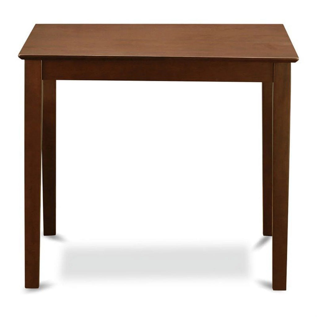 36" Square Wood Dining Table in Mahogany N4723