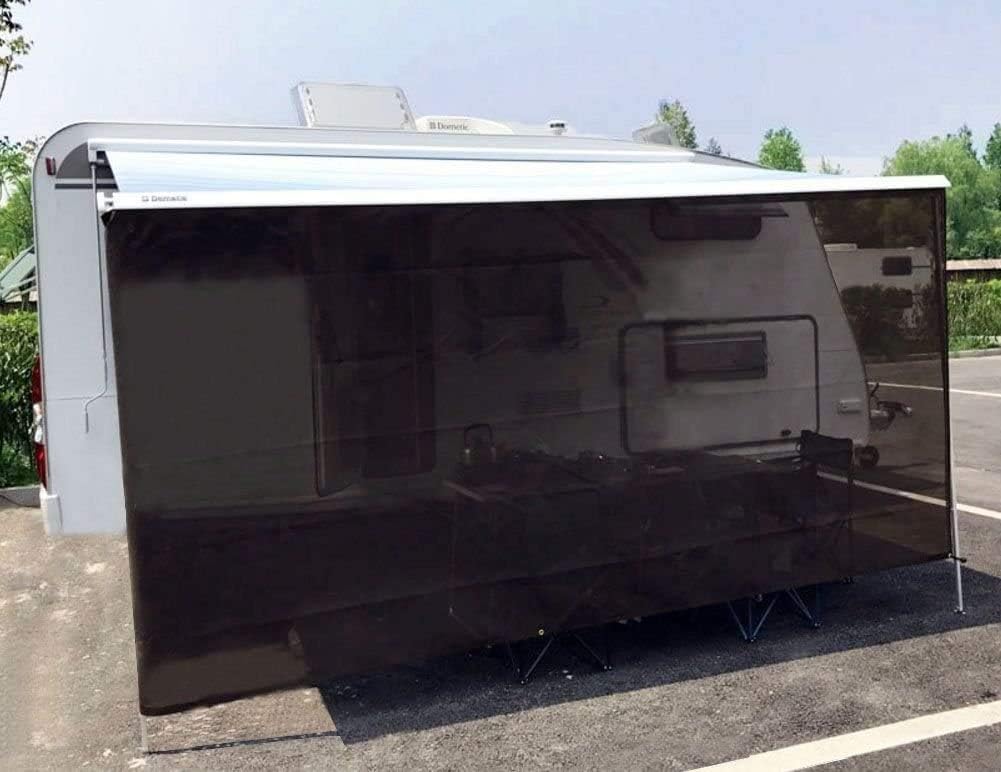 Beige Mesh RV Awning Sun Shade Screen 8' X 12'3'' J197