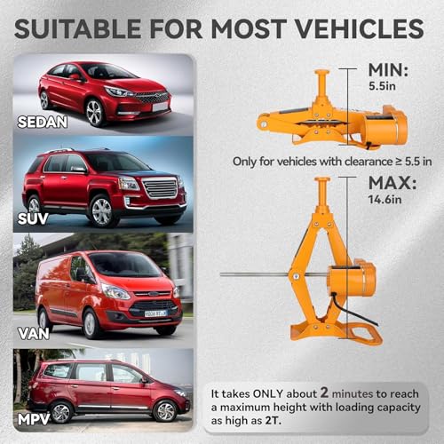 3Ton 12V Electric Scissor Car Jack A5255
