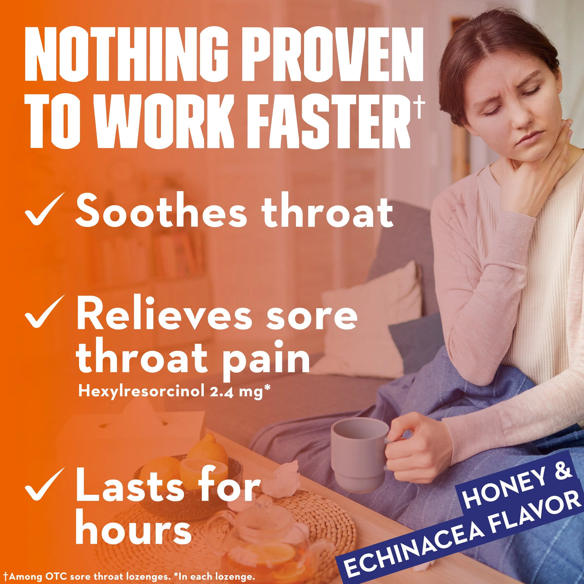 Honey & Echinacea Cough Drops, 40 Count B4331