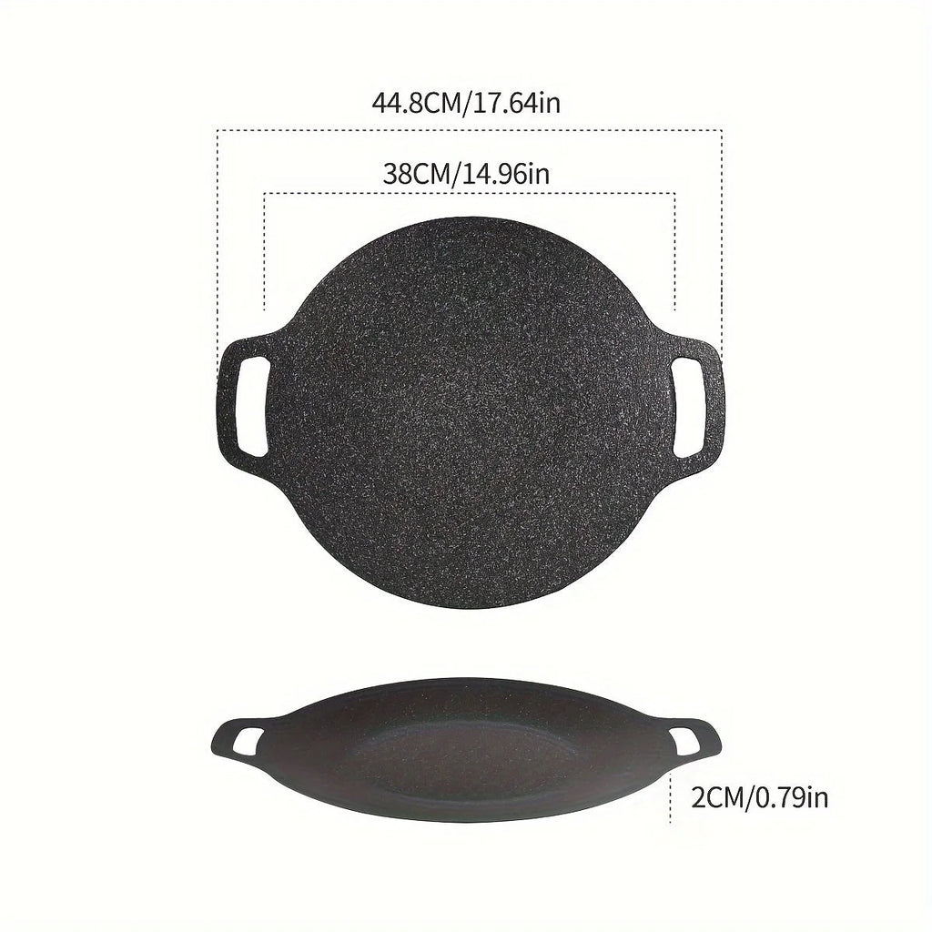 Non-stick Coating Round BBQ Grill Pan Q791