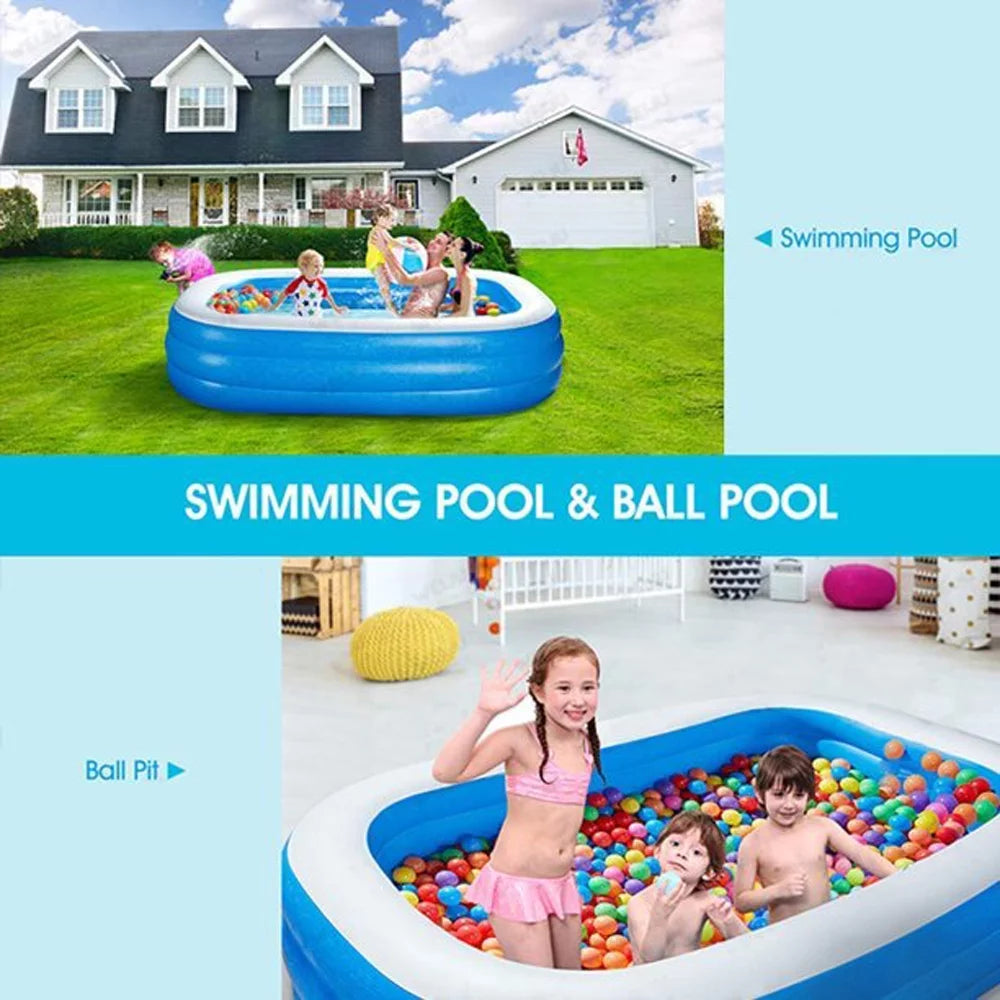 92 x 56 x 20 Rectangular Inflatable Swimming Pools Z714