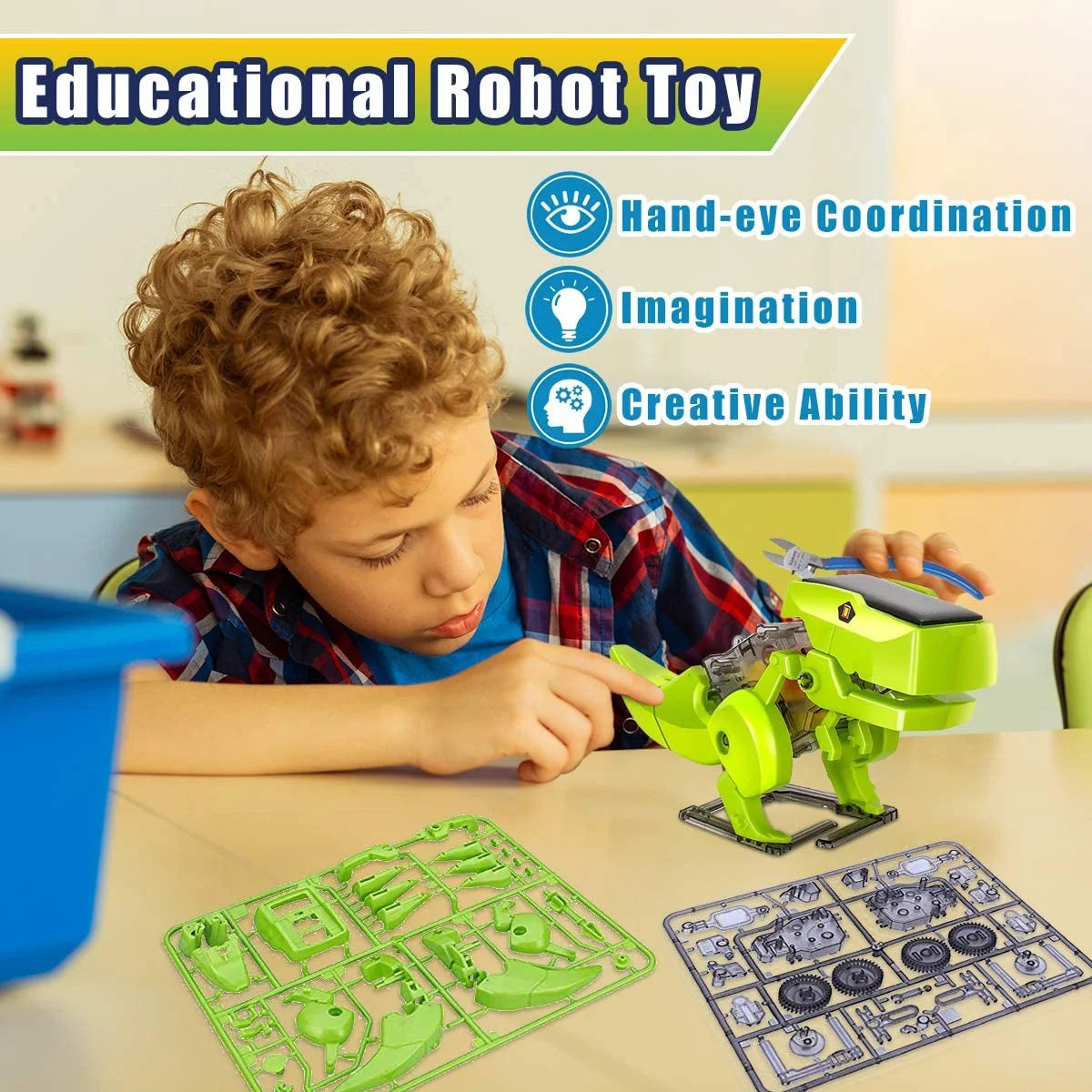 Solar Robot Kit 3-in-1 STEM Projects Robot Kit J5080