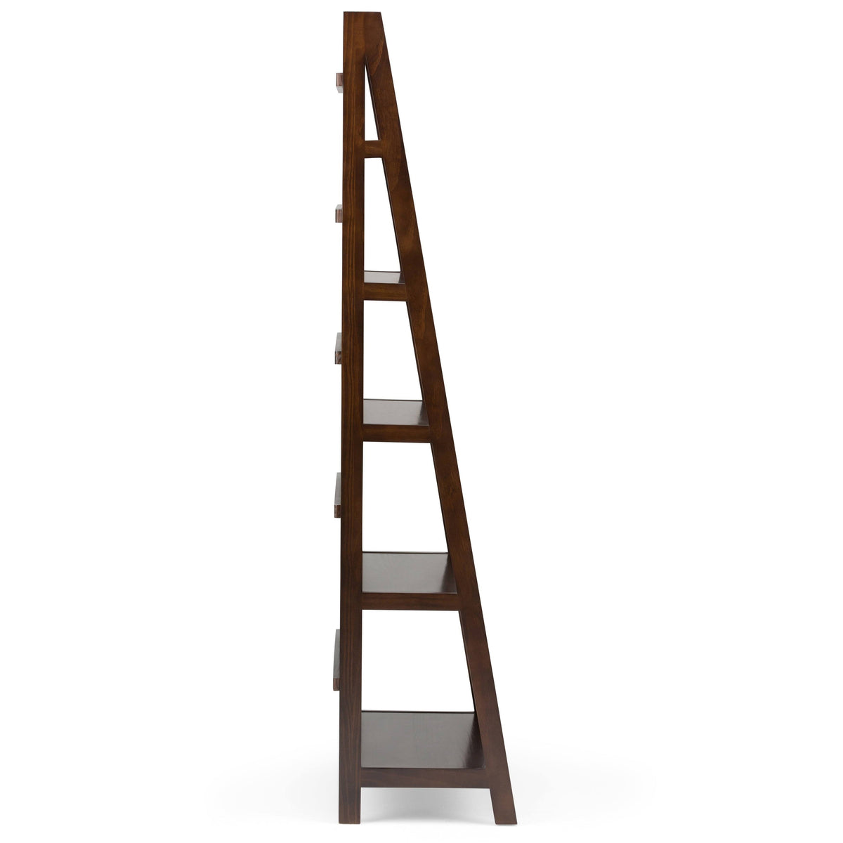 White Solid Wood Bookcase K633
