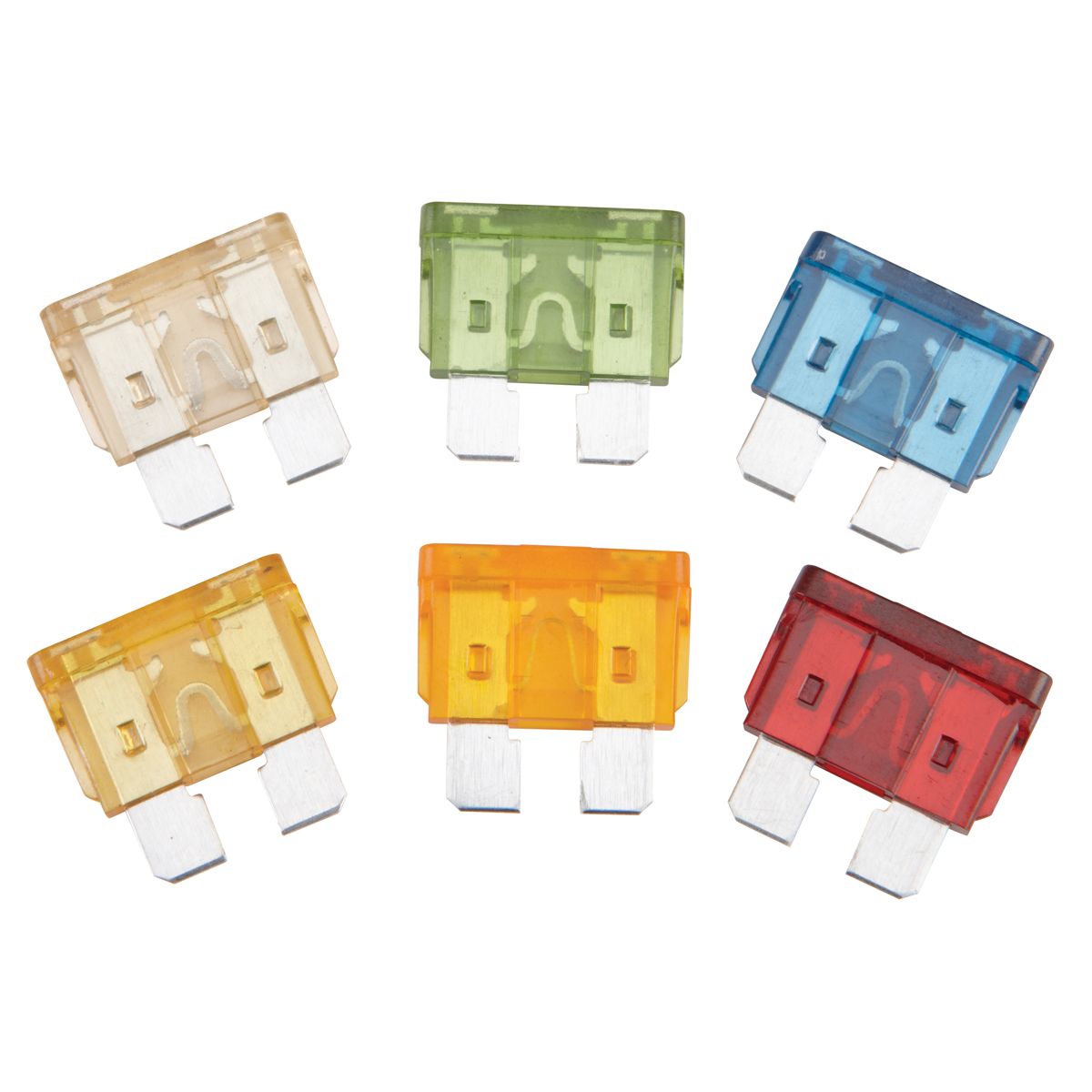 Standard Blade Fuse Assortment, 60-Piece X20911