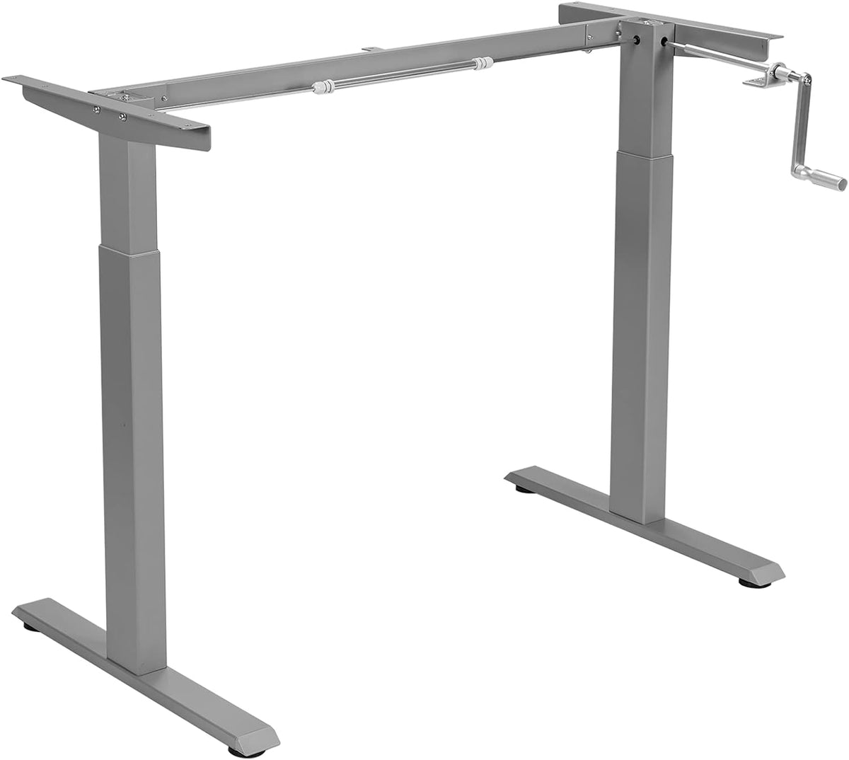 Manual Height Adjustable Standing Desk Frame with Cable Management Tray P792