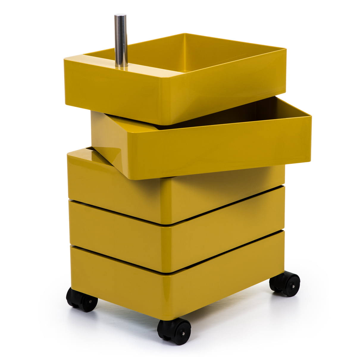 Yellow 5 Compartment Container N5235
