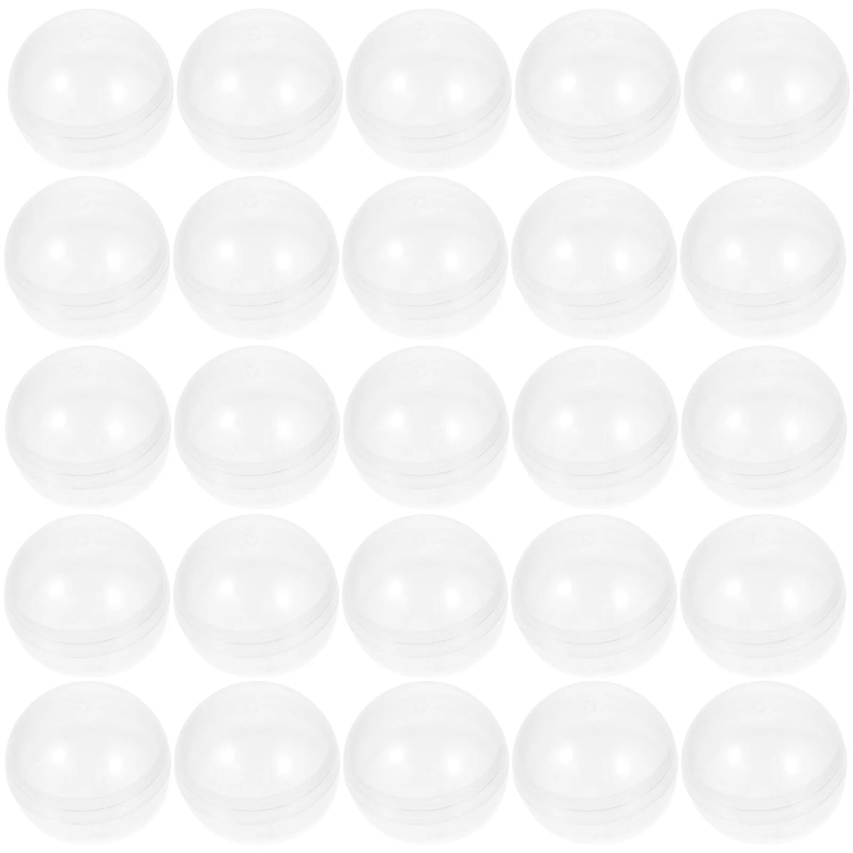 100pcs Clear Plastic Fillable Balls I5996