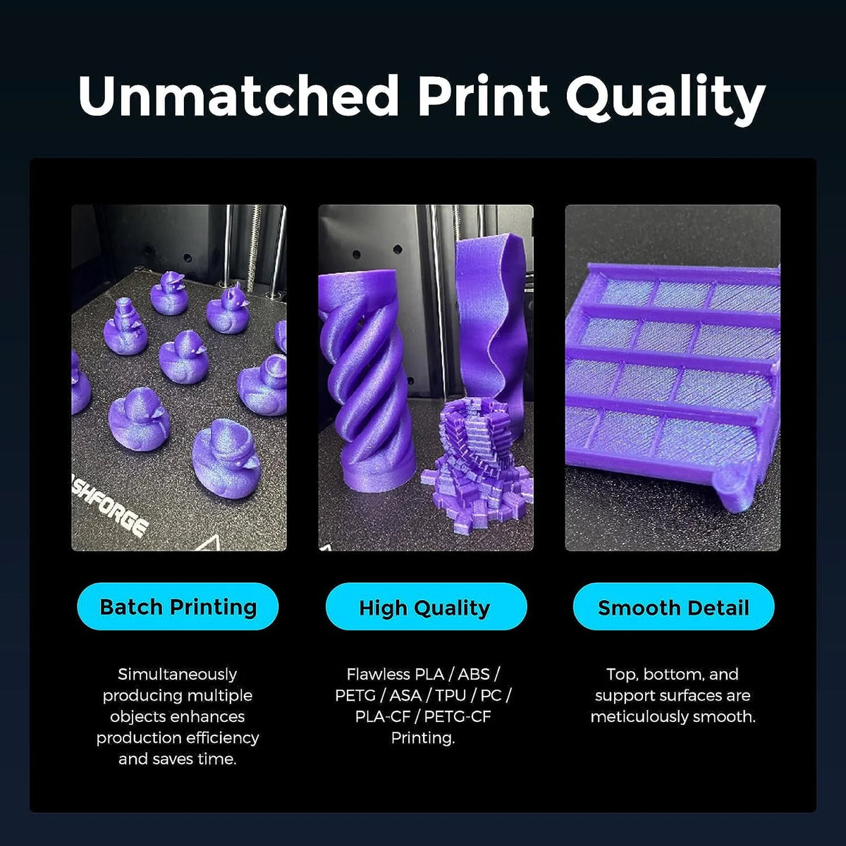High Speed 3D Printer 8.7 x 8.7 x 8.7'' I956