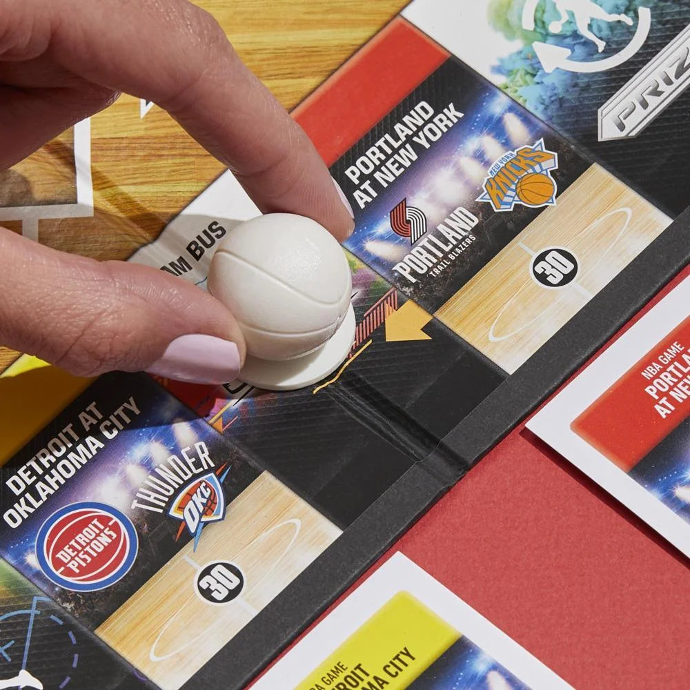 Monopoly Prizm NBA Edition Board Game with Panini NBA Trading Cards R690604