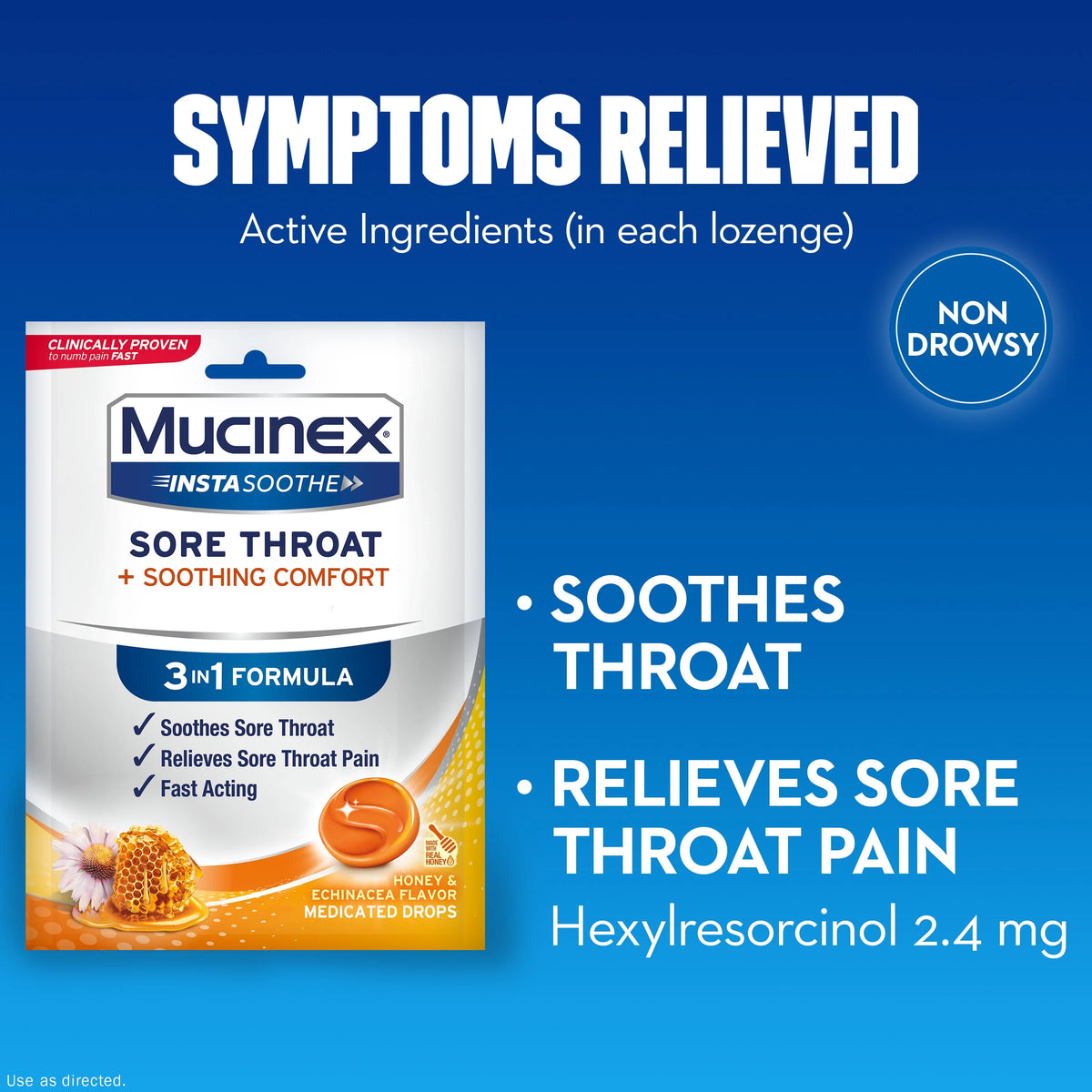 Honey & Echinacea Cough Drops, 40 Count B4331