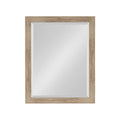 Rustic Brown Framed Rectangle Wall Mirror C13492