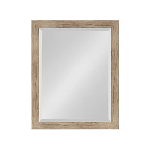 Rustic Brown Framed Rectangle Wall Mirror C13492