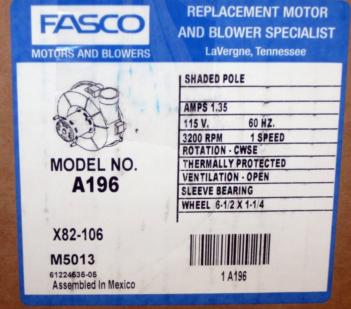 Specific Purpose Blowers B752524