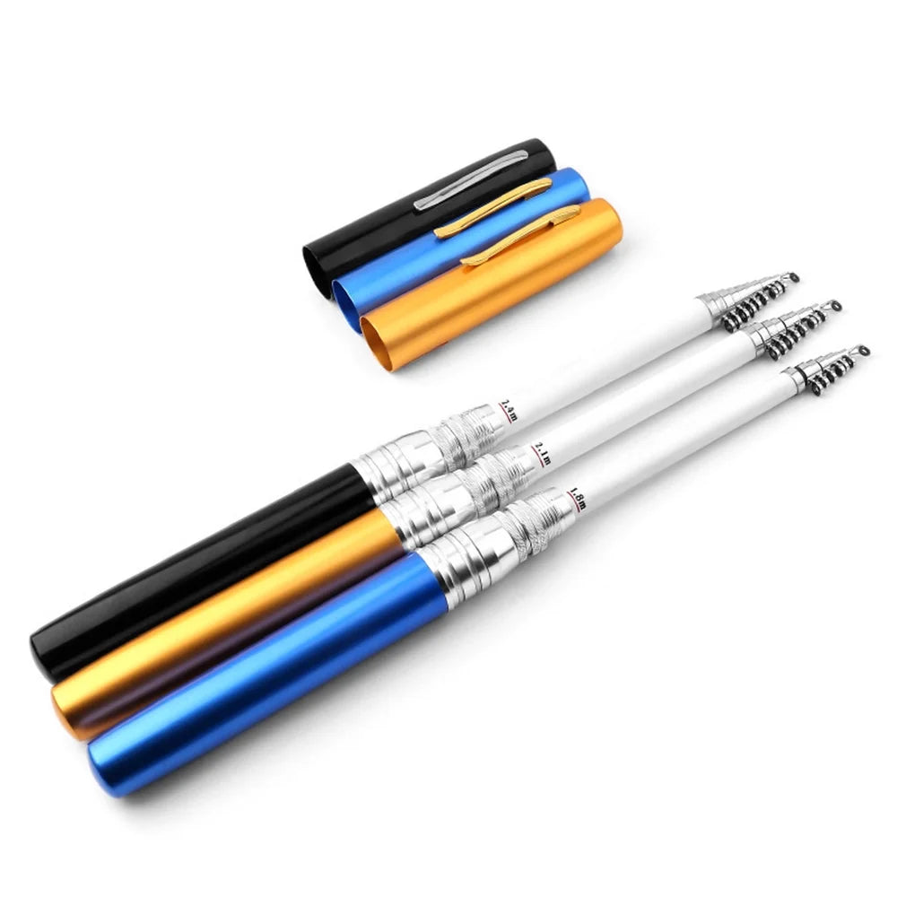 Telescopic Aluminum Alloy Fishing Rod with Metal Spinning Reel L673