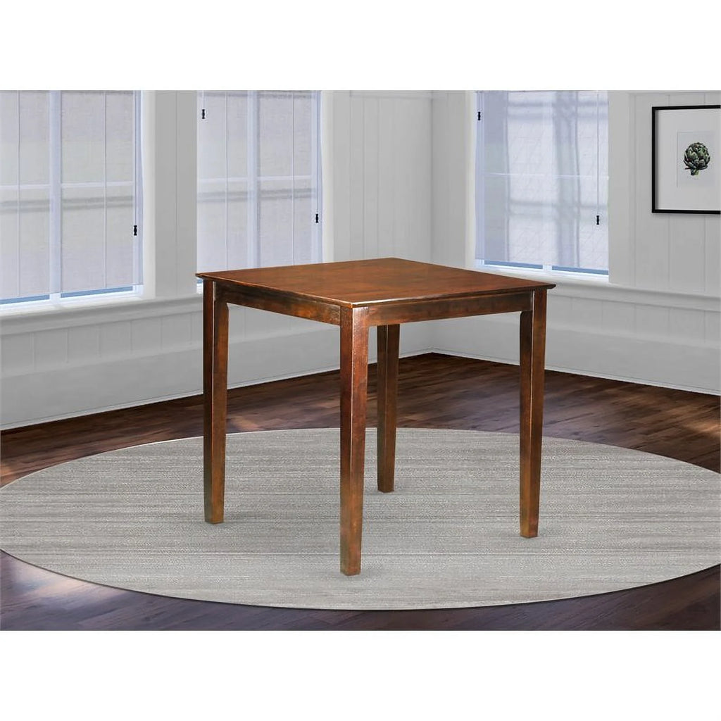 36" Square Wood Dining Table in Mahogany N4723