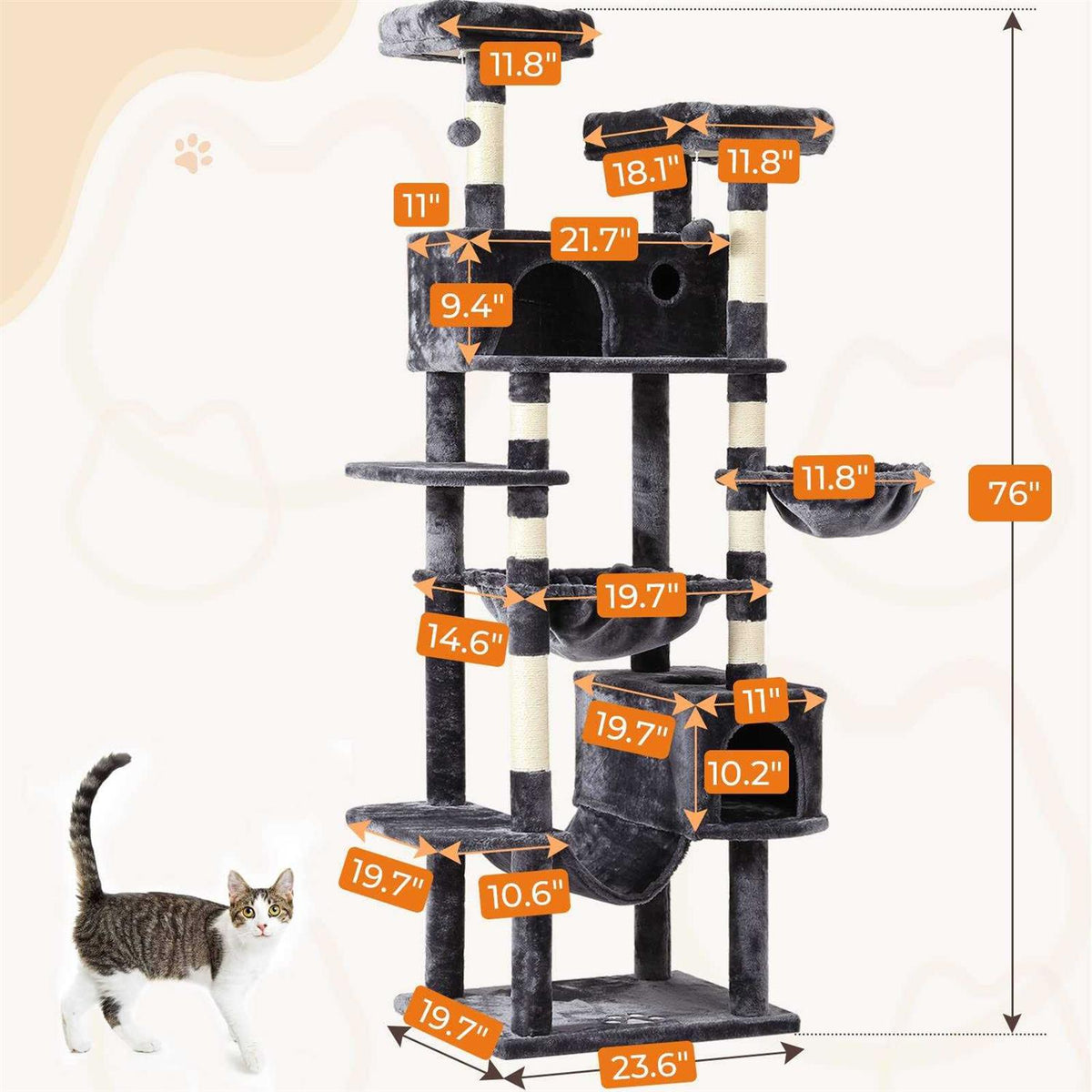 Cat Tree Cat Tower E286
