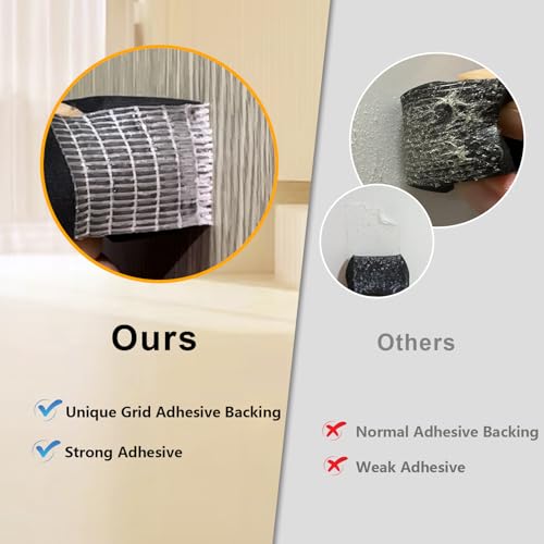 Weather Stripping Door Seal Strip, Strong Adhesive, Lightproof, Noise-Reduction, Weatherproof Foam Tape Insulation G788