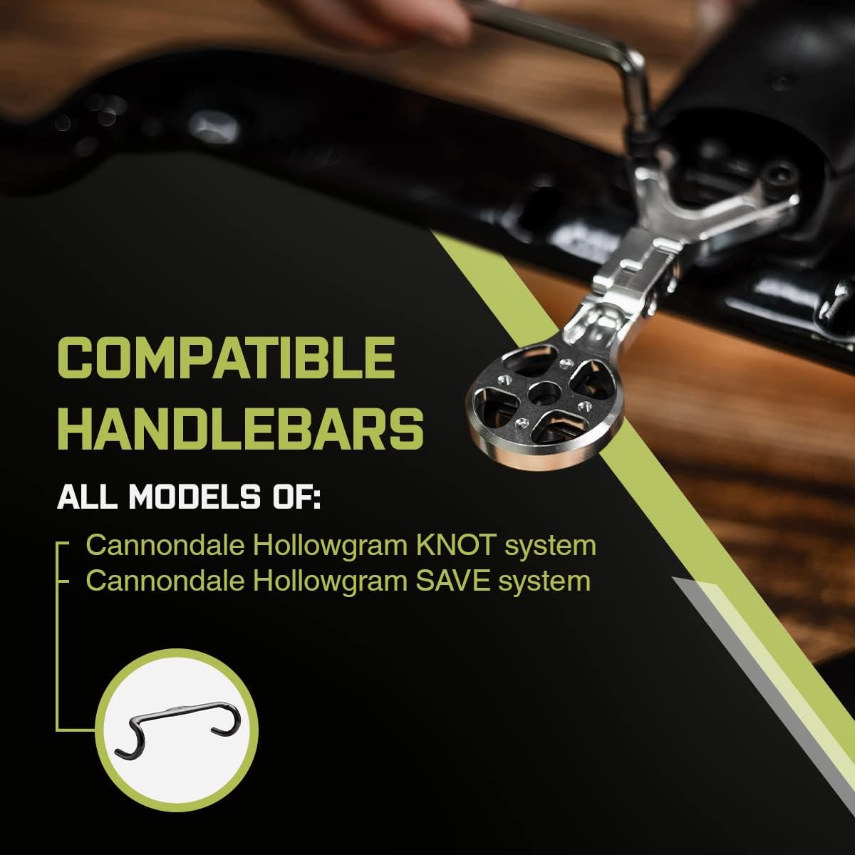 Underbar Mount for Cannondale Hollowgram Knot and Computer Mount Adaptor P41581