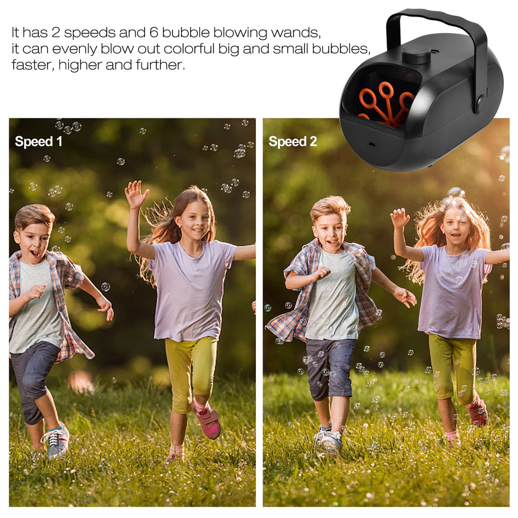 Portable Rechargeable Bubble Machine A918212