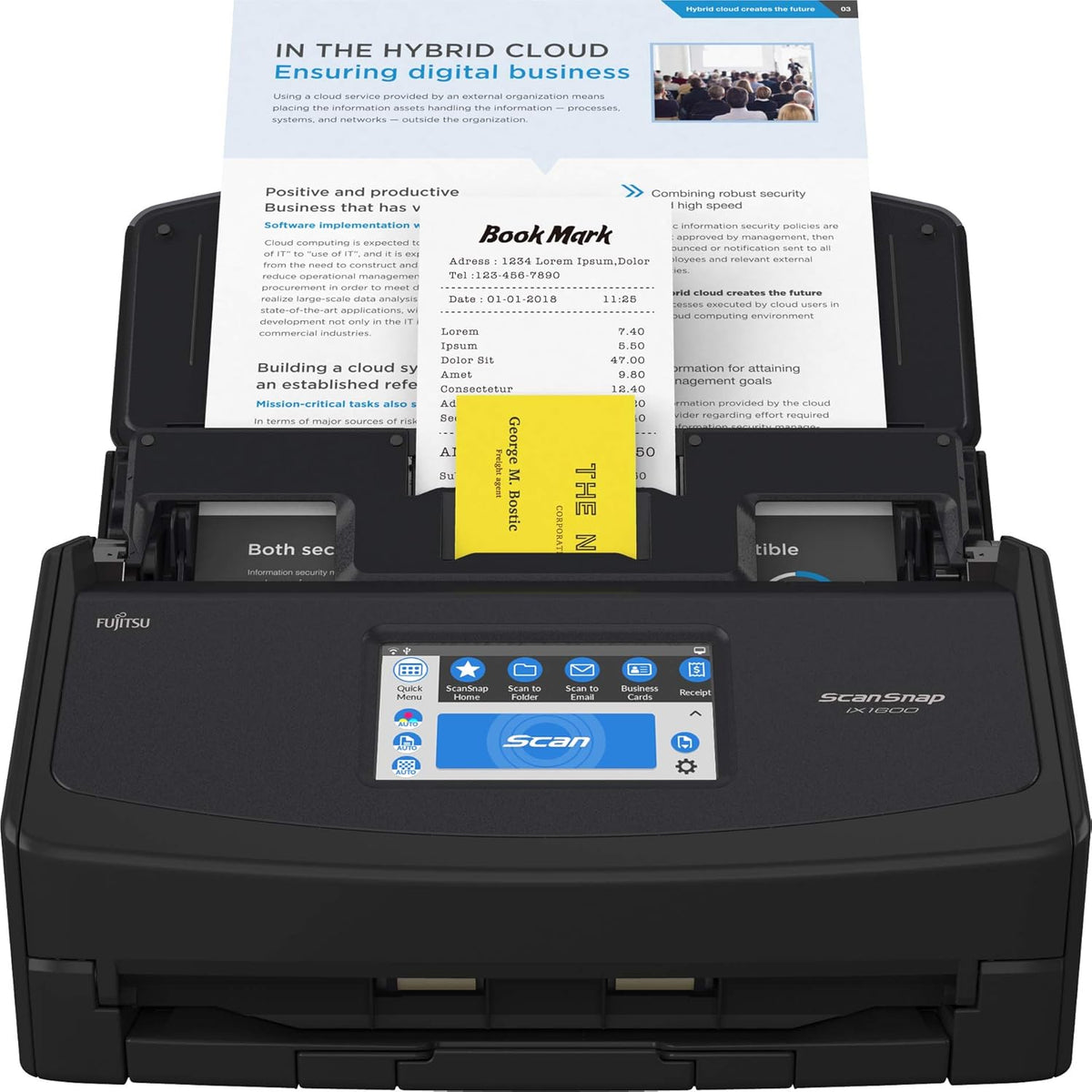 White Document Scanner U611