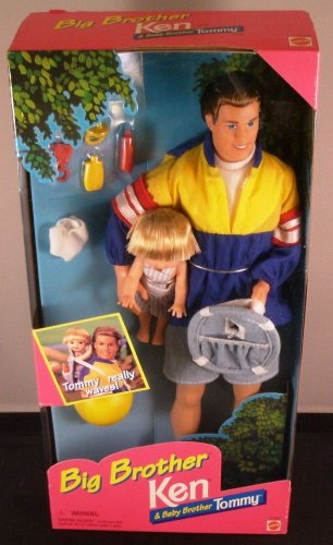 1996 Big Brother Ken & Baby Brother Tommy Dolls T67869