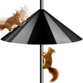 Black 19 Inch Squirrel Baffle for Bird Feeder Pole W64282