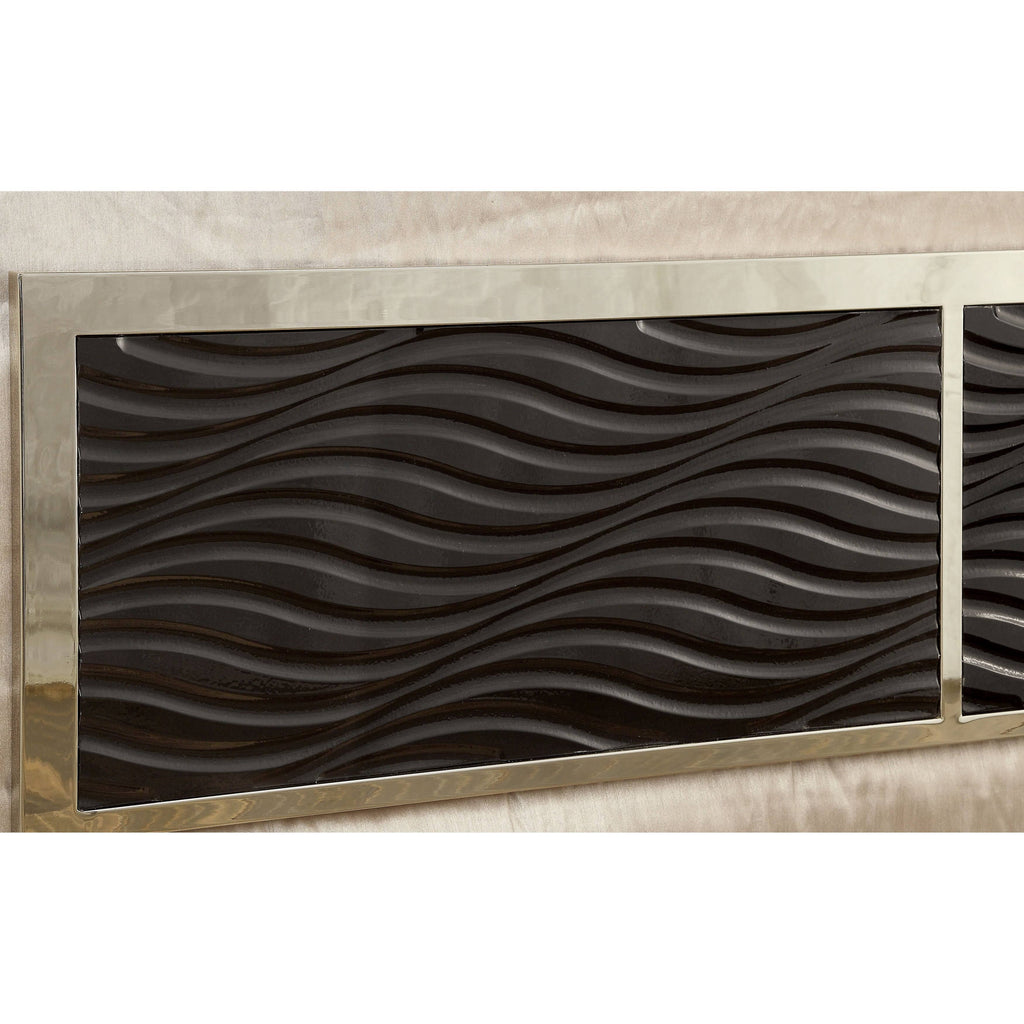 Black Adjustable Headboard K9340