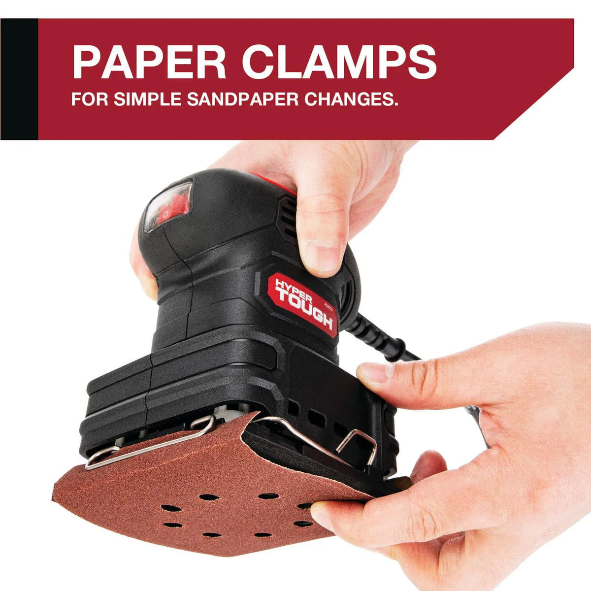 2 Amp Corded 1/4 Sheet Palm Sander with Dust Bag A13423