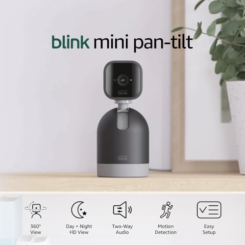White Rotating Indoor Plug-In Smart Security Camera H1479