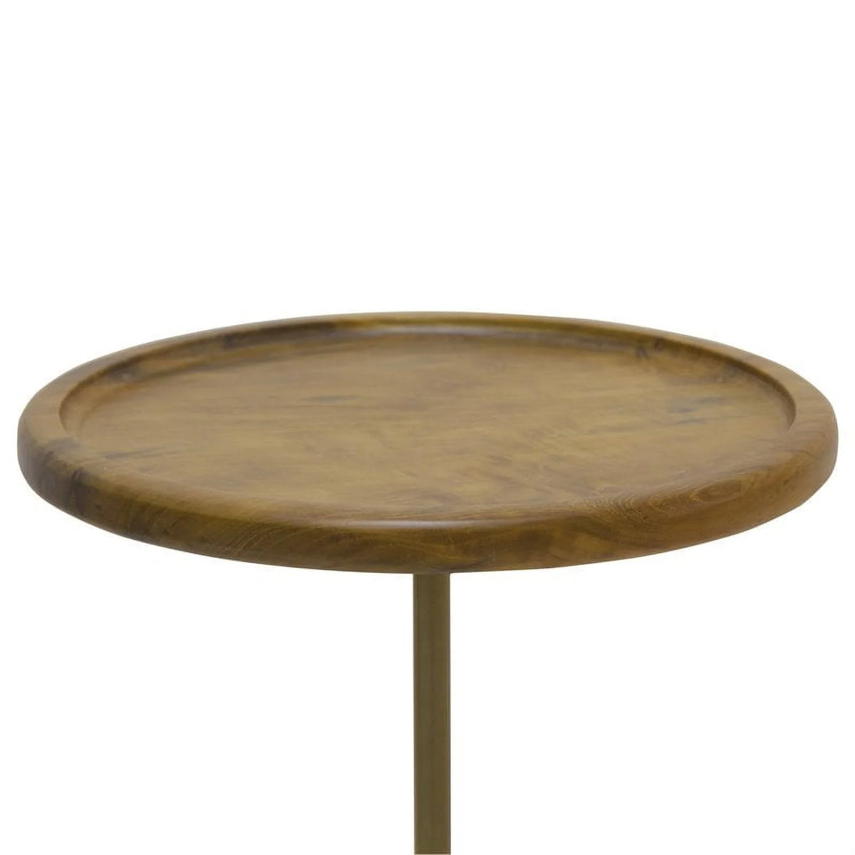 16" Wood Marble End Table Set of 2 W248