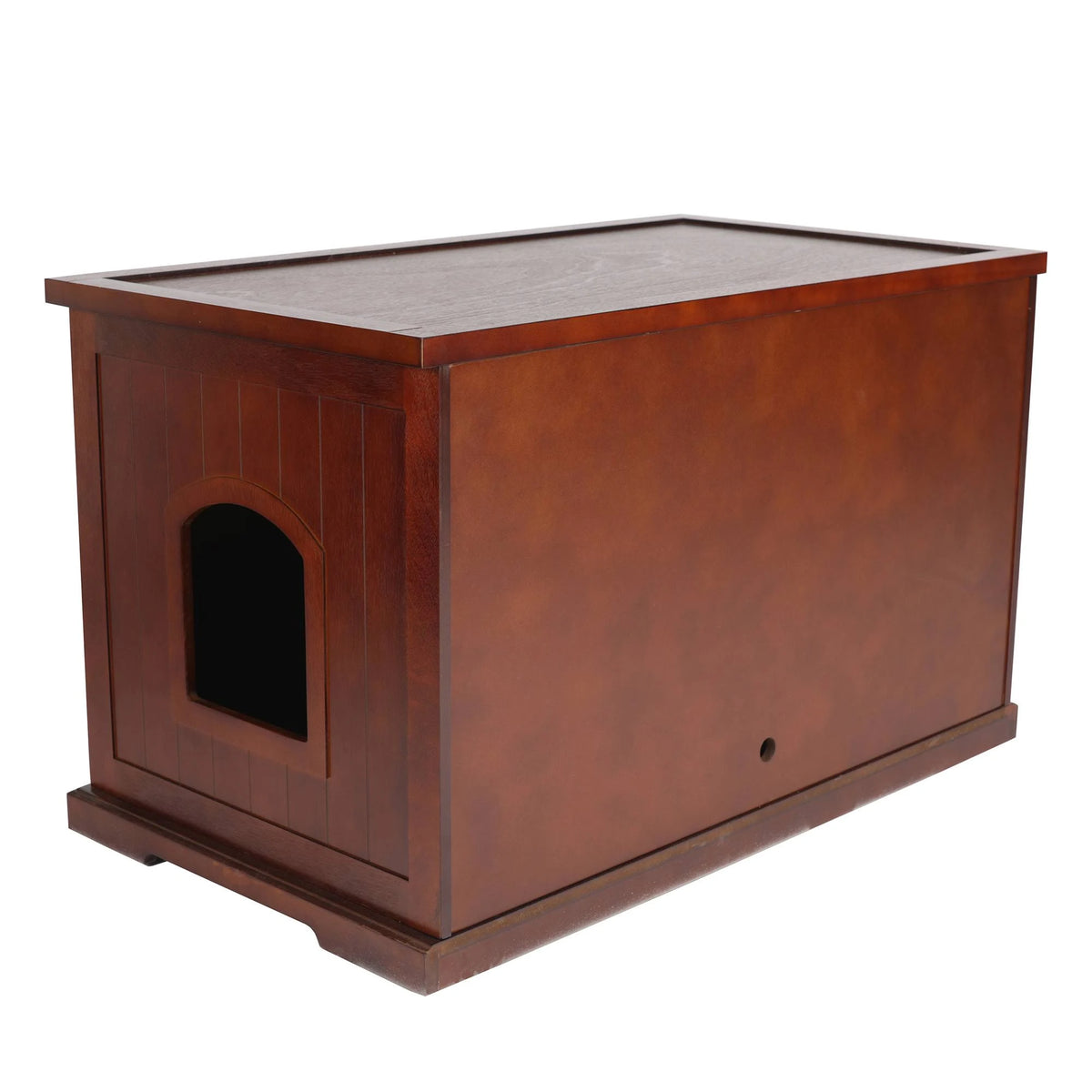 Walnut Cat Washroom Bench A38811
