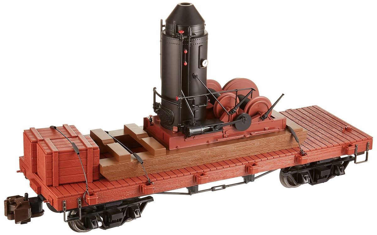 Log Skidder with Crates on 20ft Log Car T68060
