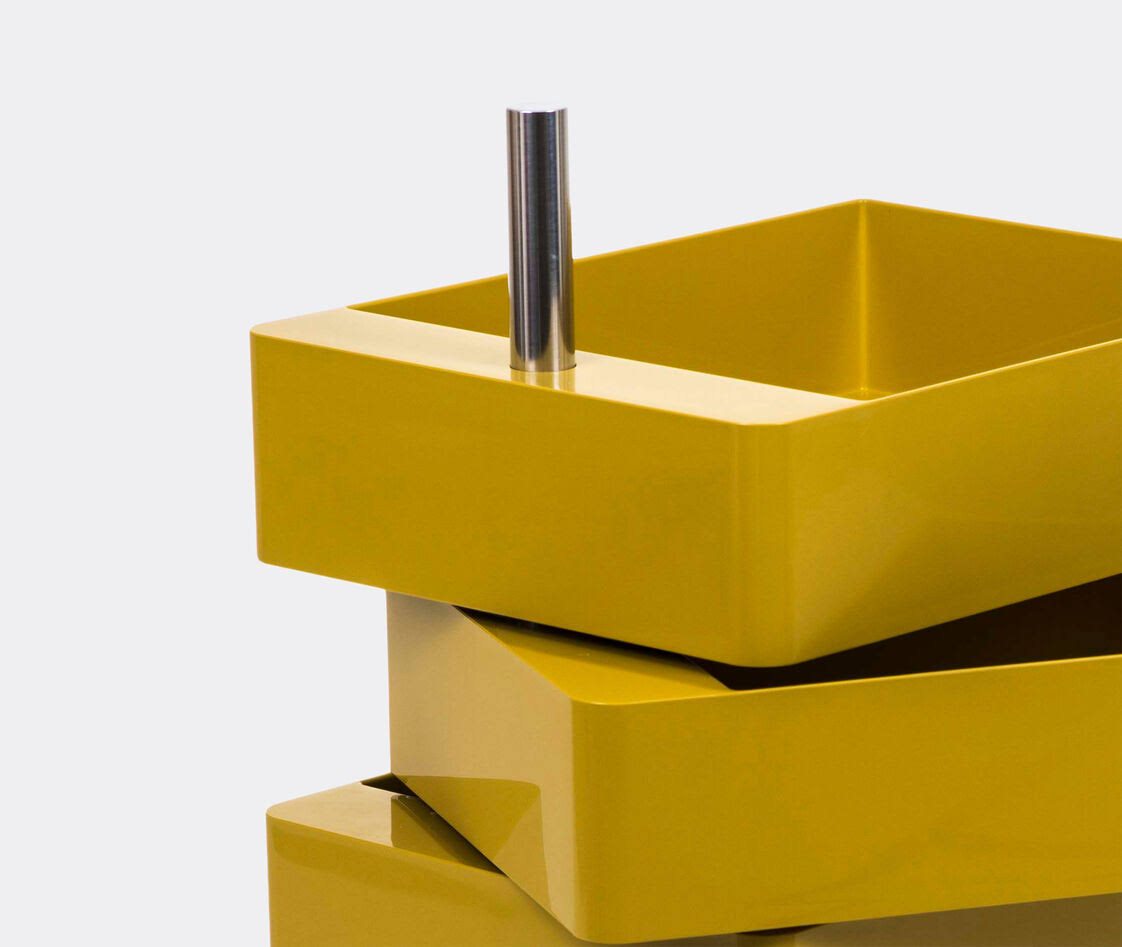 Yellow 5 Compartment Container N5235