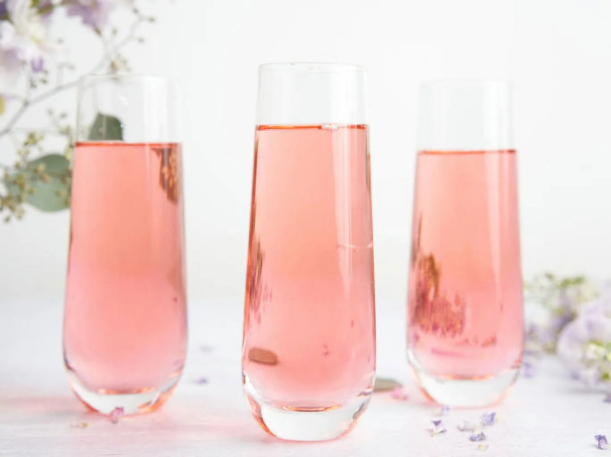9.4 Oz Stemless Champagne Flutes Set of 4 P506517