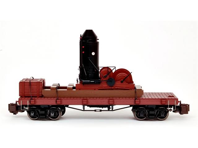 Log Skidder with Crates on 20ft Log Car T68060